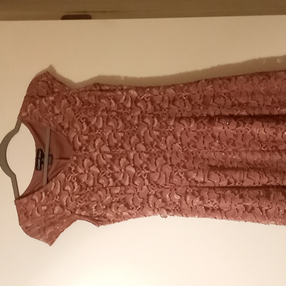 Rose gold dress medium